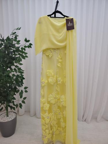 فستان سهره اصفر