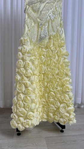 فستان سهره أصفر