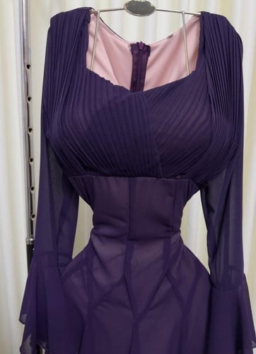 فستان ناعم شيفون