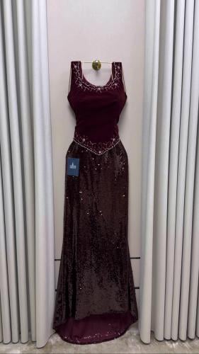 فستان سهره برغندي