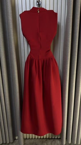 فستان ناعم كريب