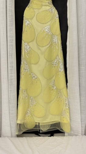 فستان سهره اصفر