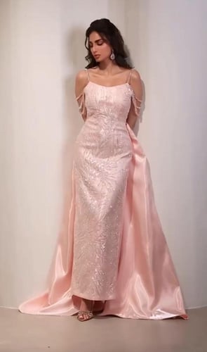 فستان سهره وردي