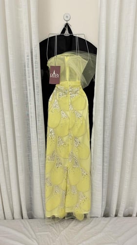 فستان سهره اصفر