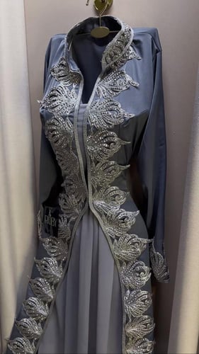 جلابيه رمادي