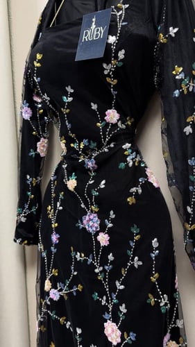 فستان سهر اسود