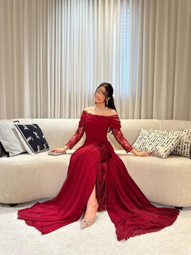 فستان سهره برغندي