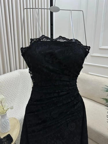 فستان اسود راقي