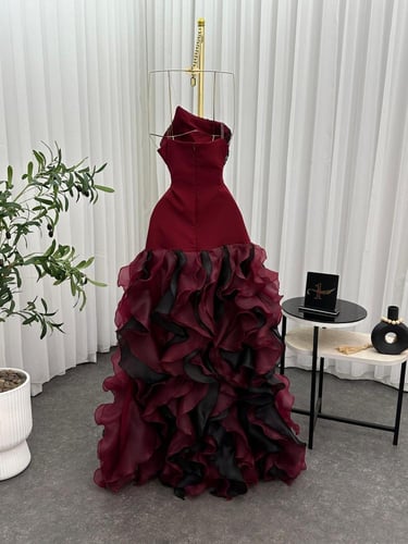 فستان سهره خمري