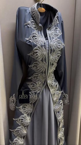 جلابيه رمادي