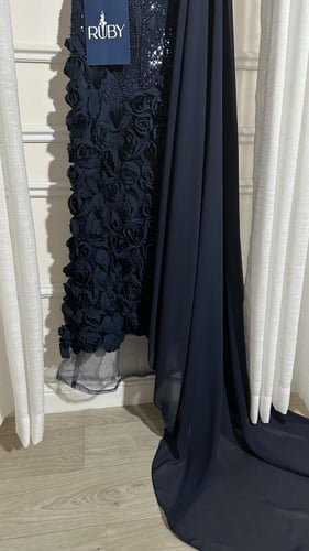 فستان سهره كحلي