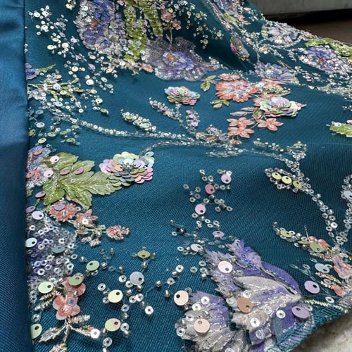 فستان سهره تركوازي