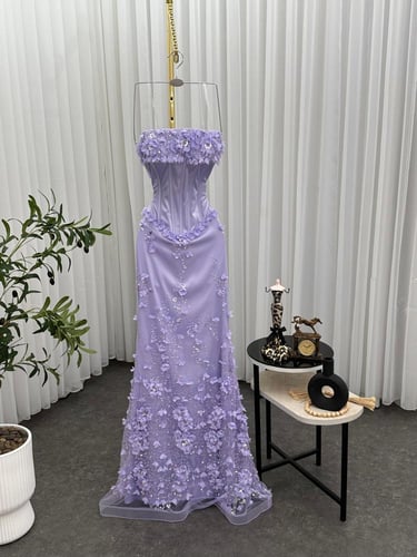 فستان سهره ليلكي