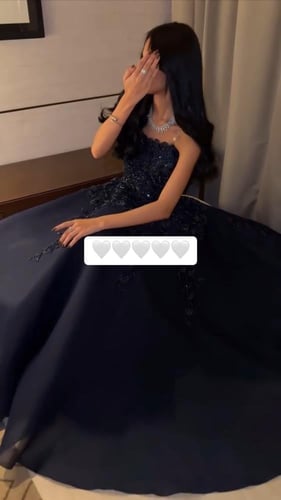 فستان سهره كحلي