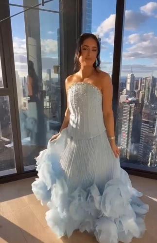 فستان سهره سماوي