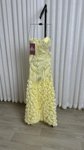 فستان سهره أصفر