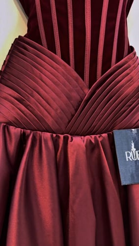 فستان سهره برغندي