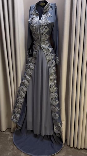 جلابيه رمادي