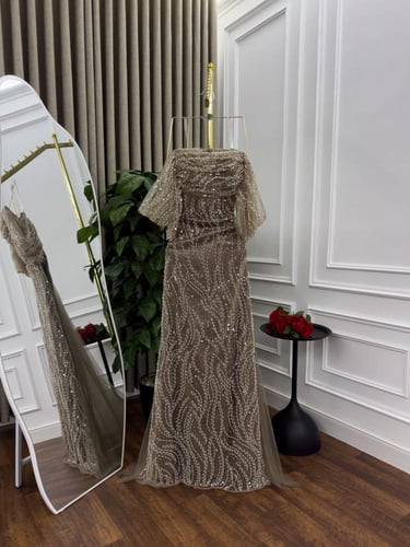 فستان سهره تطريز راقي