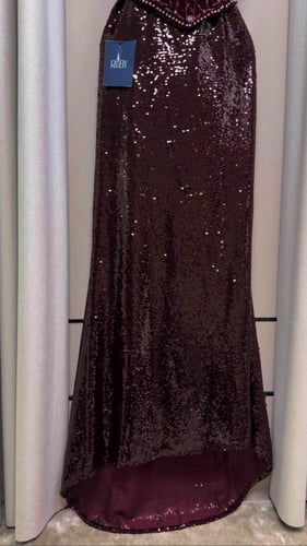 فستان سهره برغندي