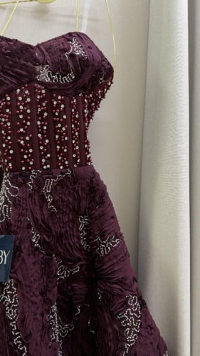 فستان سهره برغندي