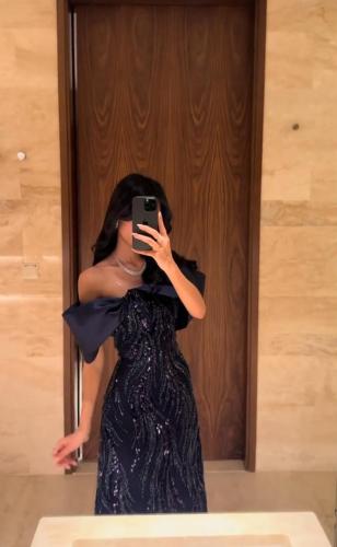 فستان سهره كحلي