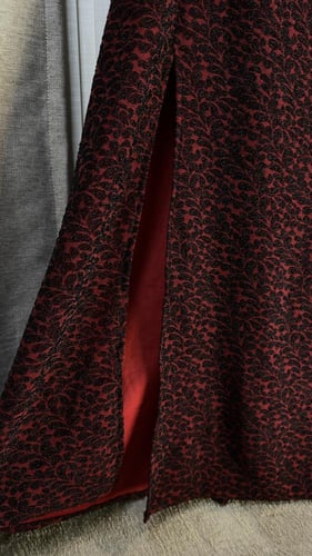 فستان ناعم ليكرا مطاط