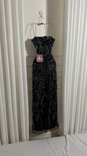 فستان سهره عنابي