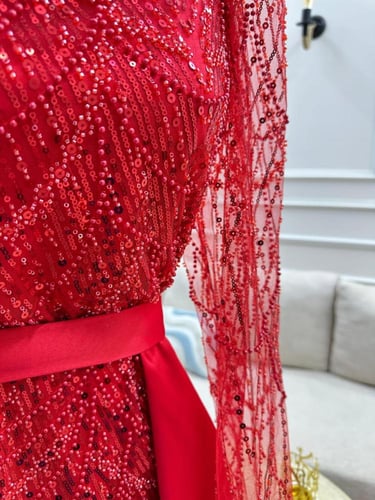 فستان سهره الاحمر