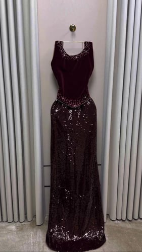 فستان سهره برغندي