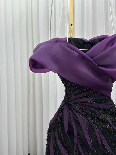 فستان سهره أرجواني