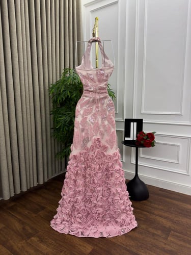 فستان سهره وردي