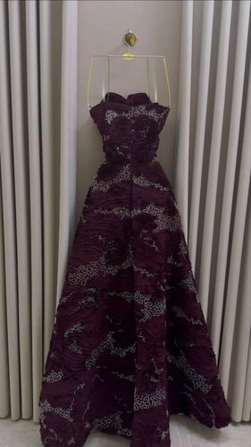 فستان سهره برغندي