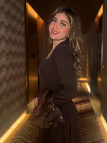 فستان ناعم أسود داك