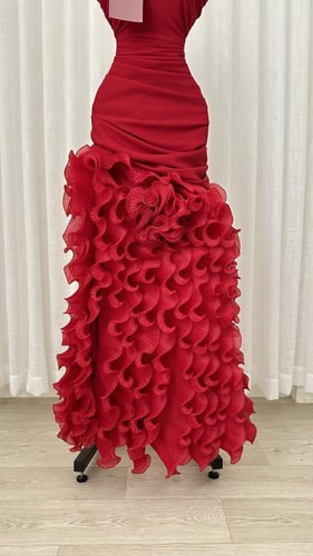 فستان سهره احمر