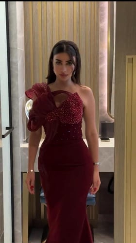 فستان سهره برغندي