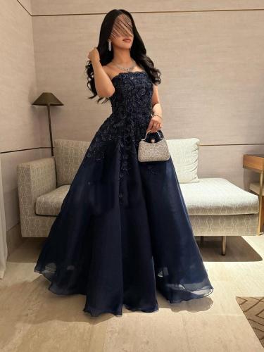 فستان سهره كحلي