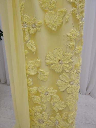 فستان سهره اصفر