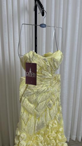 فستان سهره أصفر