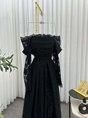 فستان نرمين اسود