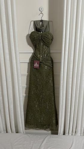 فستان سهره زيتي