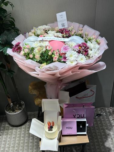 بوكية مع سلسال كيك