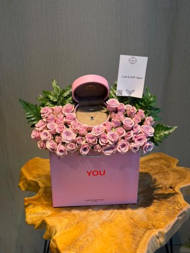 A necklace with a flower, immediate delivery