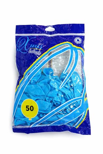 Sky blue balloons 50 pieces