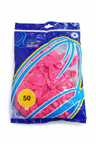 Fuchsia color balloons 50 pieces