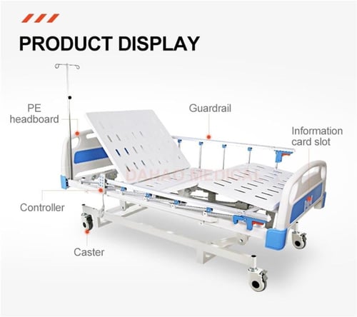 سرير طبي كهربائي فاخر شديد الانخفاض ثلاث حركات - ا...