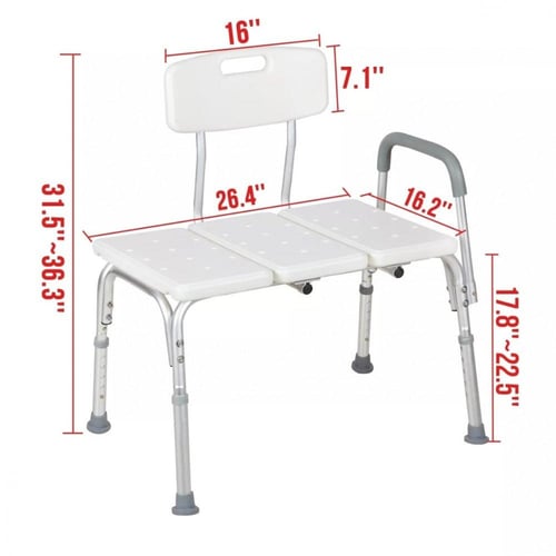 كرسي ترويش عريض بساند وظهر Shower Chair 799L