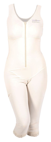 مشد الجسم امريكي مع حمالة صدر لمنتصف الفخذ Mid Thi...