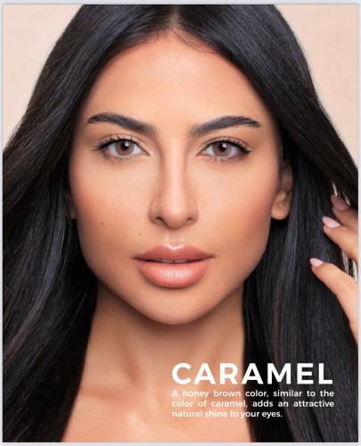 عدسات ملونة لنس مي | كاراميل | LENS ME | CARAMEL