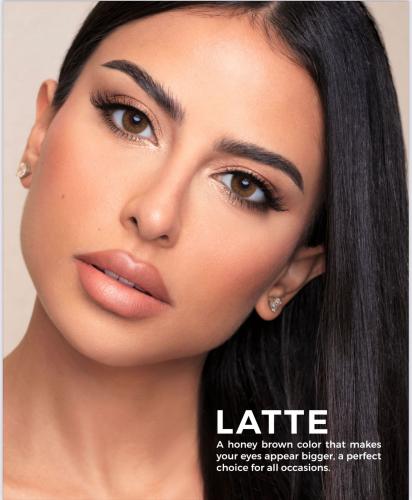 عدسات ملونة لنس مي | لاتيه | LENS ME | LATTE